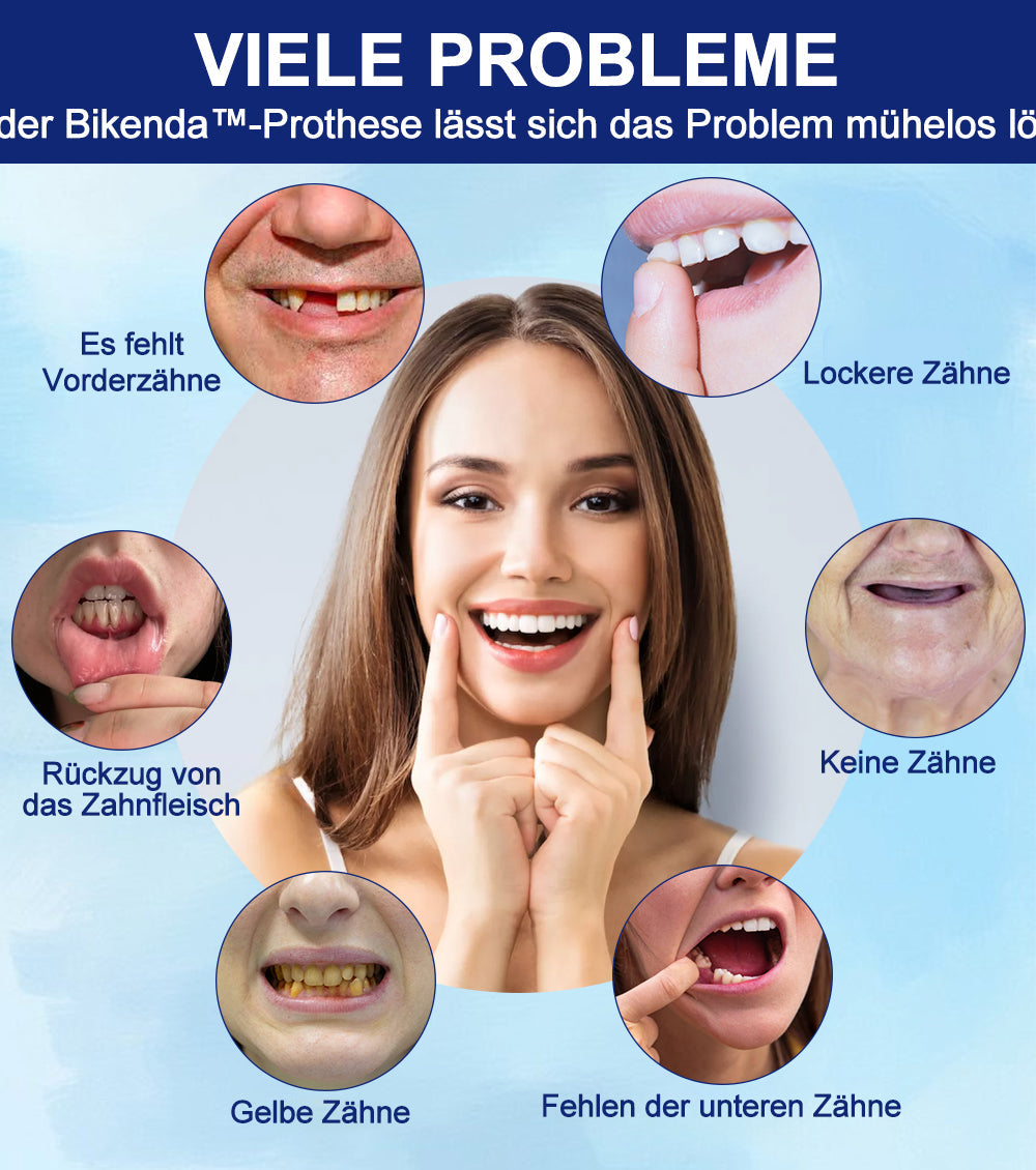 Bikenda™ Silikon-Zahnprothesen-Messset 🧨🧨 (👩‍🔬CED-konform, genehmigt von professionellen Zahnärzten)